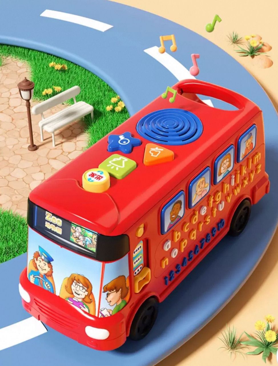 (Pre-Order) VTECH Playtime Bus with Phonics Bilingual Mandarin/English