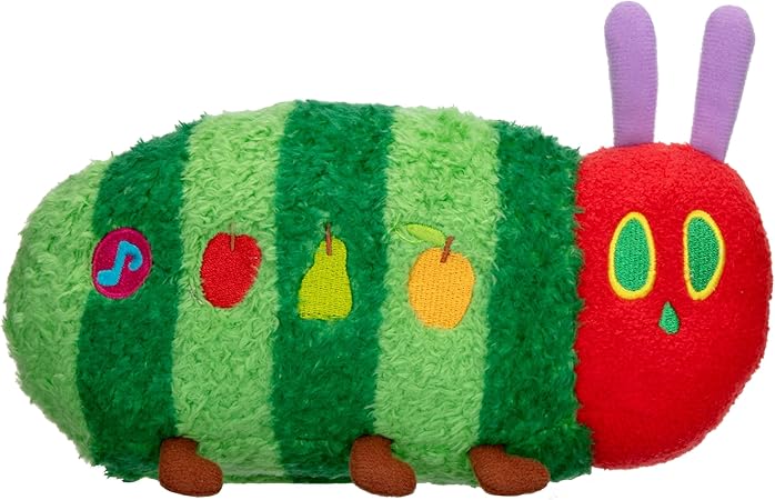 (Pre-Order) The Very Hungry Caterpillar by Eric Carle Harapeko Aomushi, Sound Play, Music, Plush Baby Toy, 1.5 Years Old and Up to 7.9 inches (200 mm)