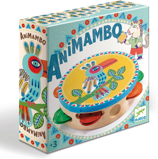 (Pre-Order) Djeco Animambo Tambourine Music Instrument