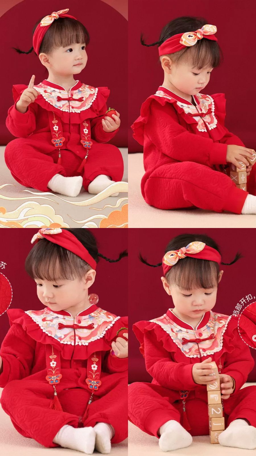 (Pre-Order) Zhang Ming Fu Tassel Cheongsam Romper