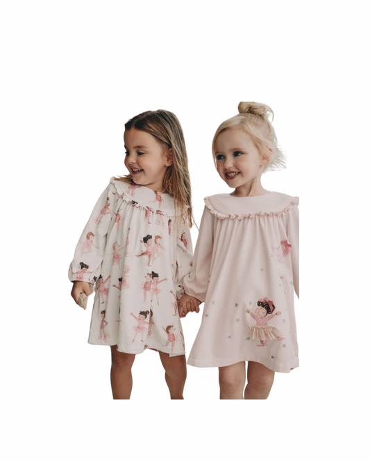 (Pre-Order) Next White/Pink Ballerina Nighties 2 Pack