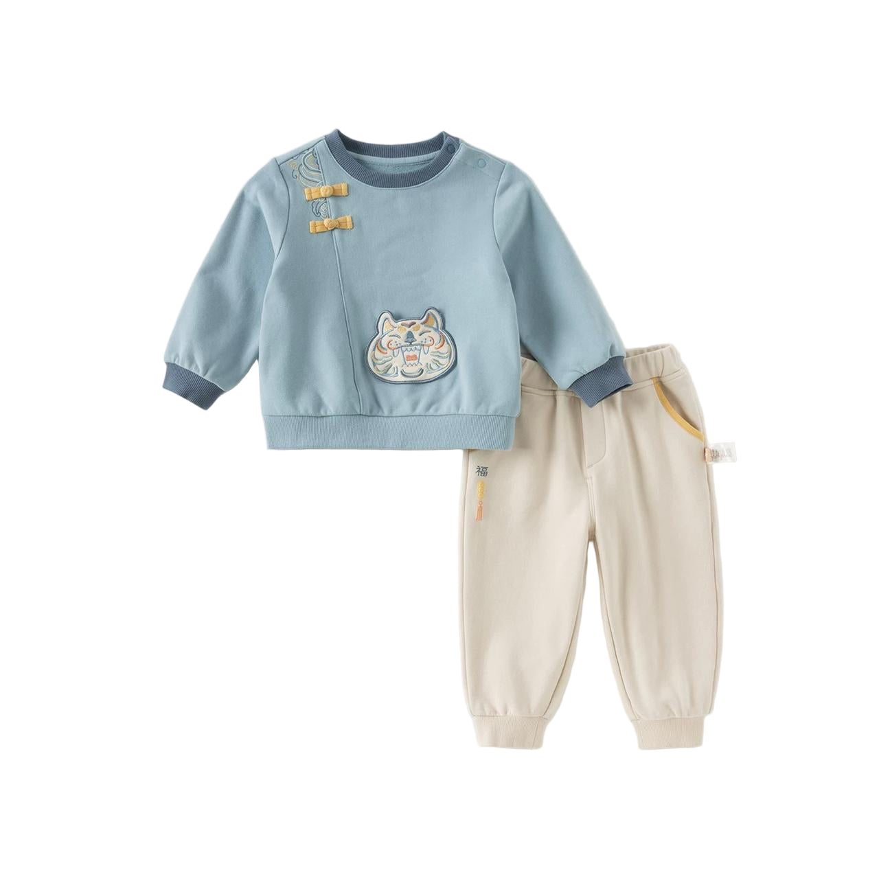 (Pre-Order) Dave & Bella Children Autumn Spring T-shirt Trousers Suits Boys Pullover+Pant