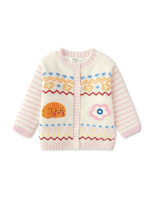 (Pre-Order) Balabala Stripe Cardigan