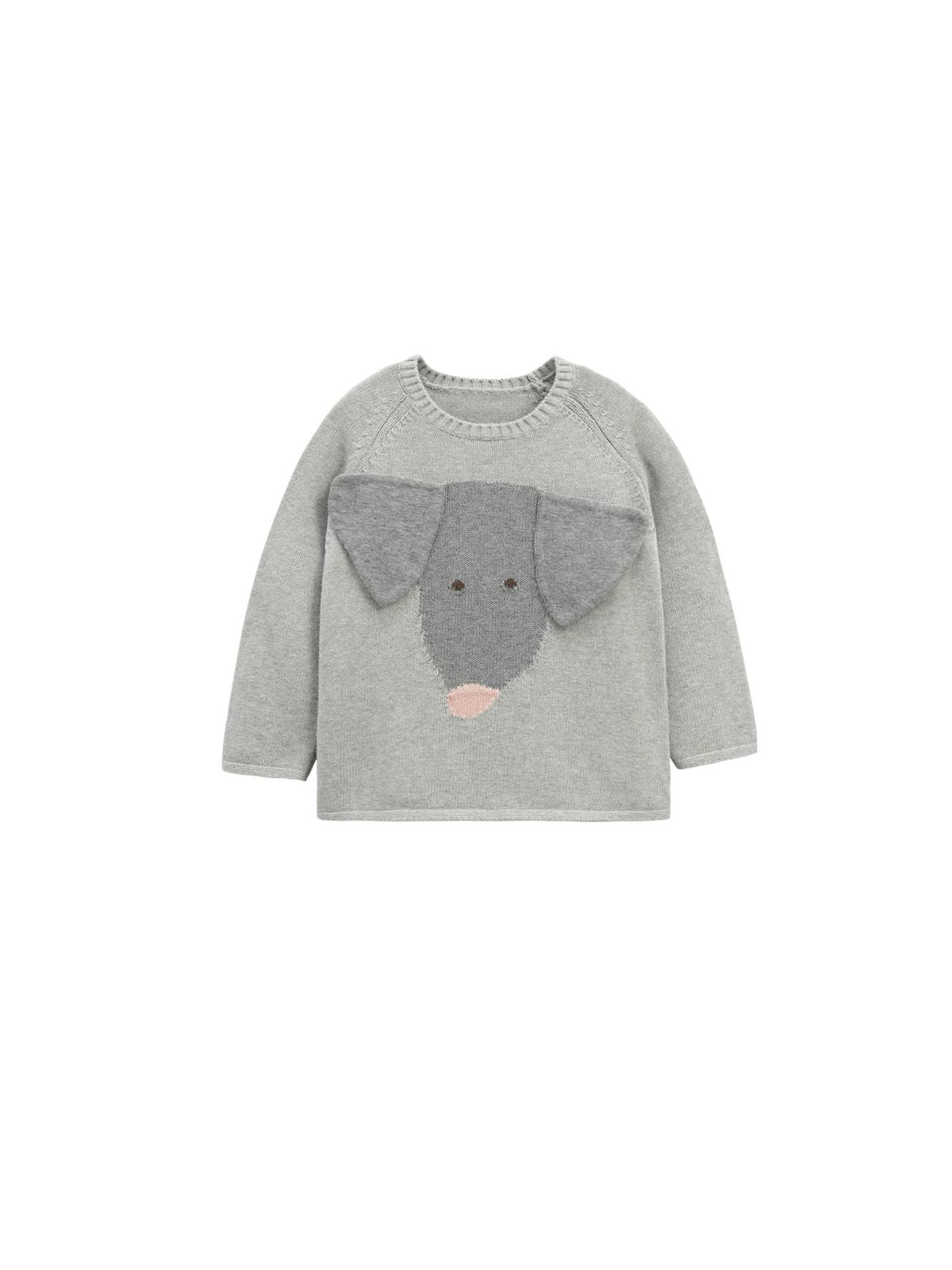 (Pre-Order) White Wheat Mouse Sweater