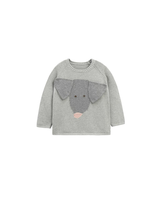 (Pre-Order) White Wheat Mouse Sweater