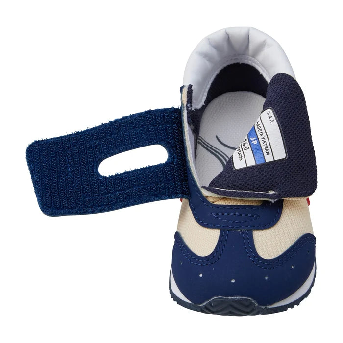 (Pre-Order) Mikihouse Mizuno Collaboration Second Baby Shoe Navy x White