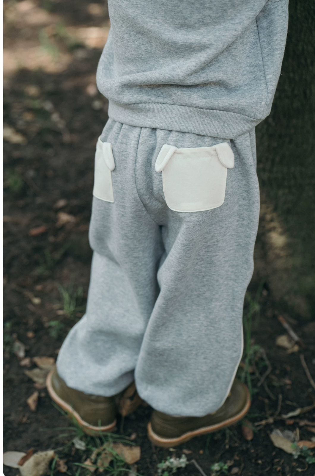 (Pre-Order) White Wheat Grey Pants
