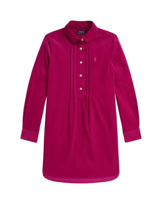 (Pre-Order) Ralph Lauren Pintucked Cotton Corduroy Dress