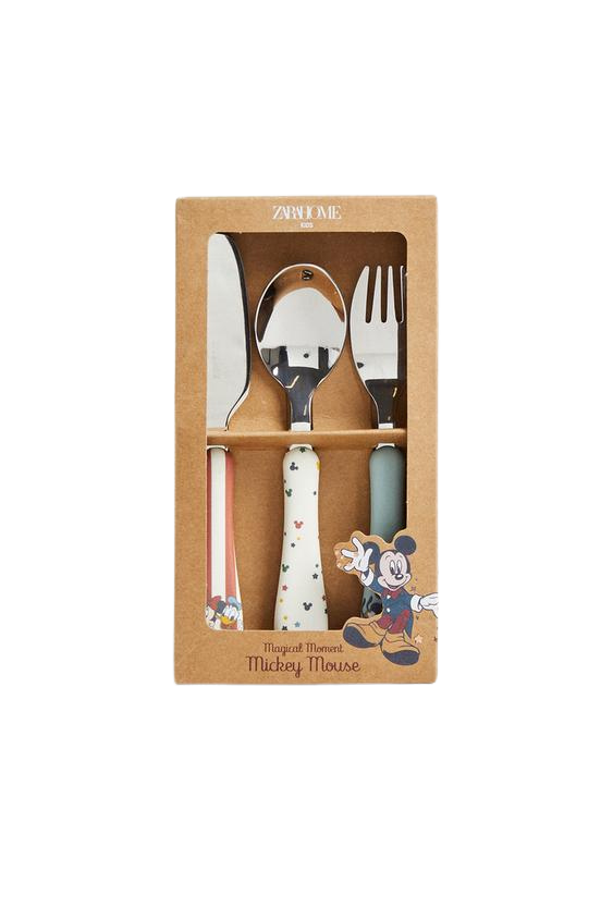 Zara Home Children's Mickey Mouse Disney Cutlery Set