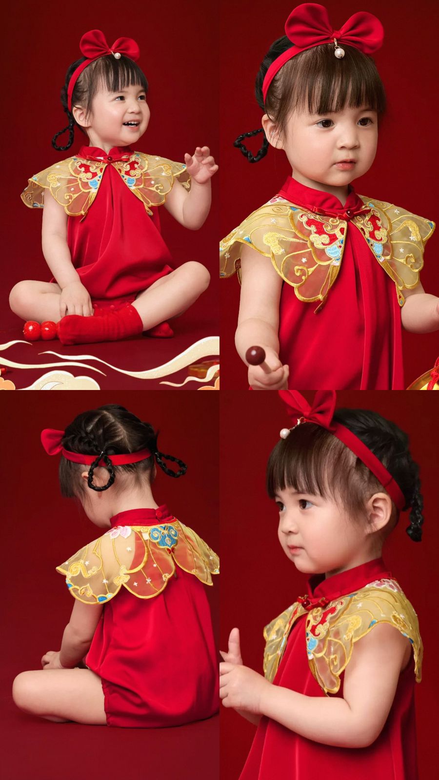 (Pre-Order) Zhang Ming Fu Tassel Togs (incl hairband )