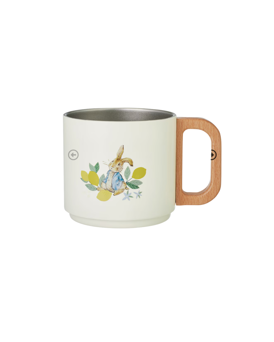 (Pre-Order) Skater Mug 350ml Stacking Stainless Steel Cup Peter Rabbit