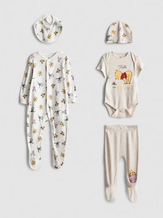 (Pre-Order) Winnie The Pooh + Primark + Disney Winnie the Pooh” Newborn Set, 5-piece