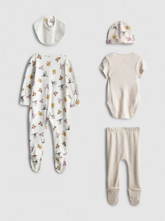 (Pre-Order) Winnie The Pooh + Primark + Disney Winnie the Pooh” Newborn Set, 5-piece