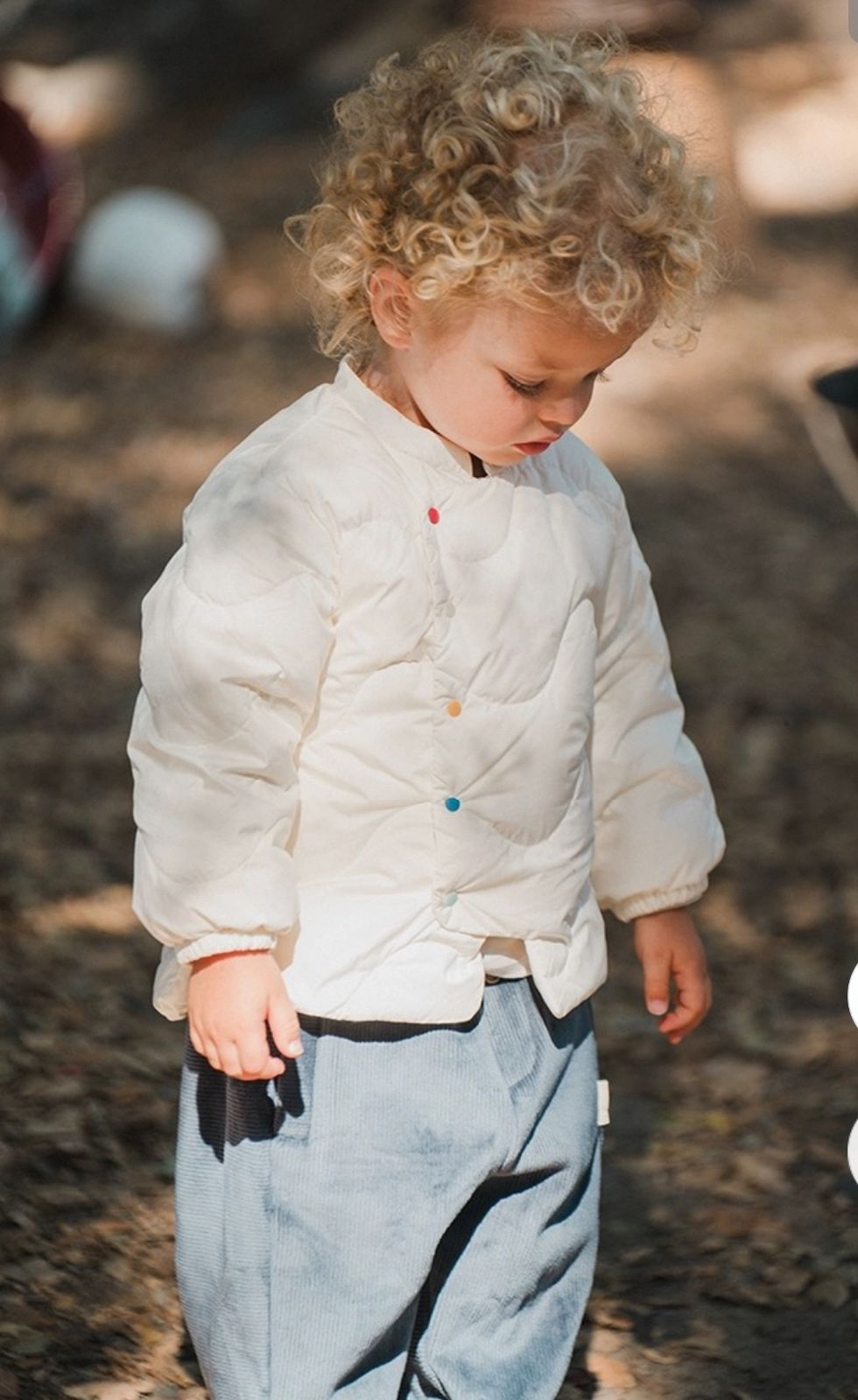 (Pre-Order) White Wheat Winter Jacket
