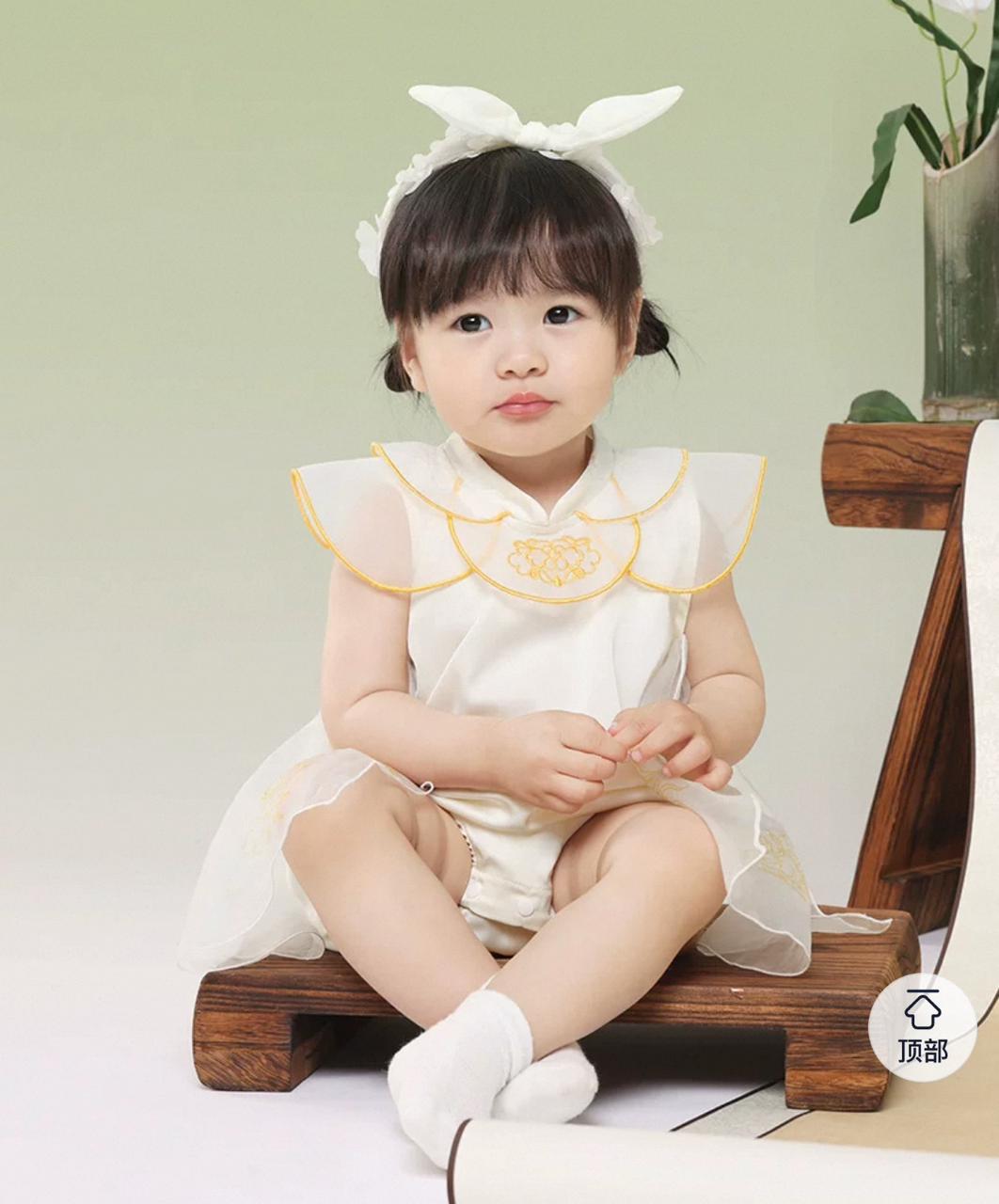 (Pre-Order Zhang Ming Fu Pearl Baby Qipao