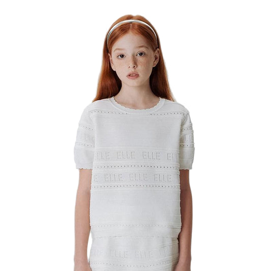(Pre-Order) Elle Kids T-Shirt with Logo/Stripe Pattern