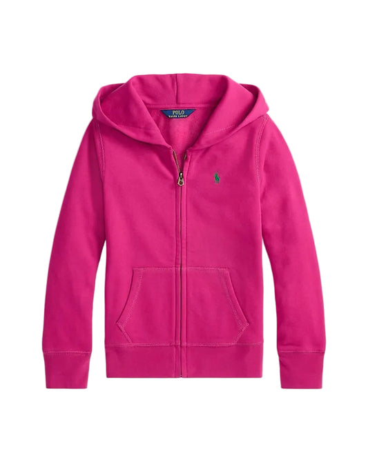 (Pre-Order) Ralph Lauren French Terry Full-Zip Hoodie Preppy Pink