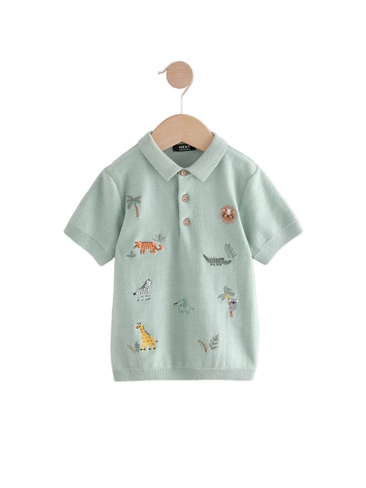(Pre-Order) Next Short Sleeve Embroidered Polo Shirt