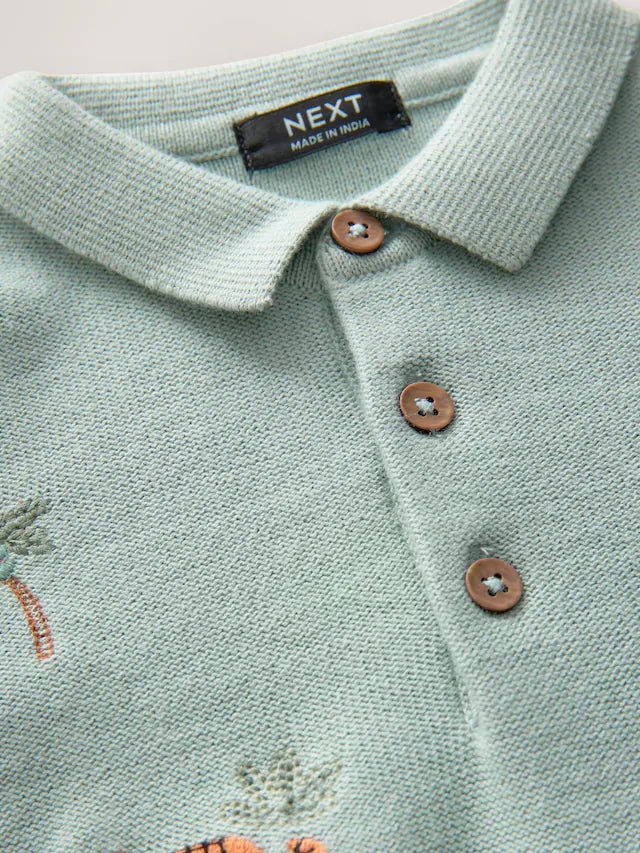 (Pre-Order) Next Short Sleeve Embroidered Polo Shirt