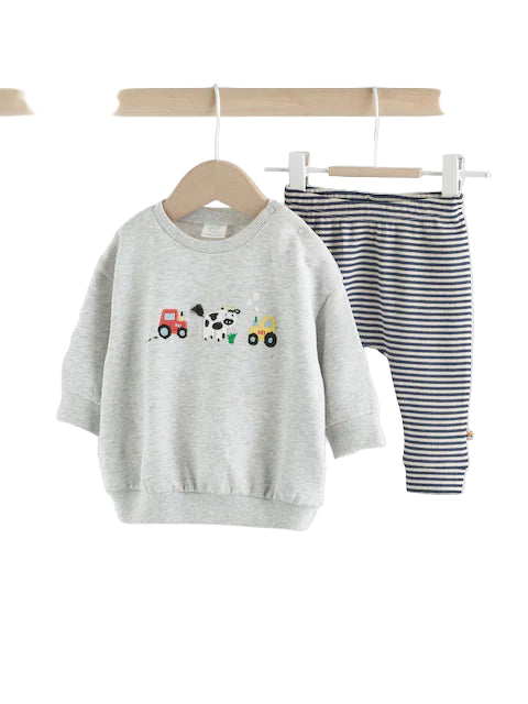 (Pre-Order) Baby Sweatshirt and Leggings Set