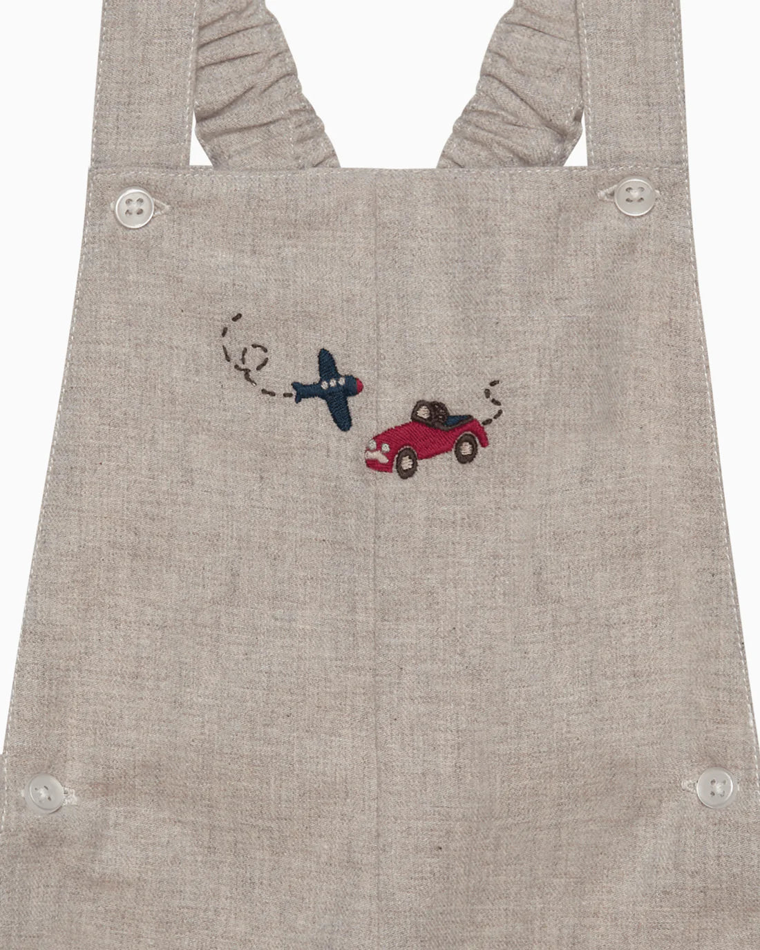 (Pre-Order) Trotters Car Baby Alfie Bib Shorts