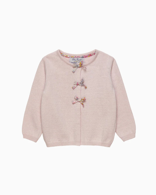 (Pre- Order) Trotters Claire Aude Baby Bow Cardigan