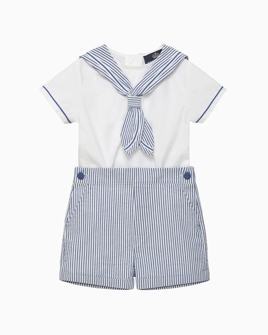 (Pre- Order) Trotters Baby Edward Sailor Set