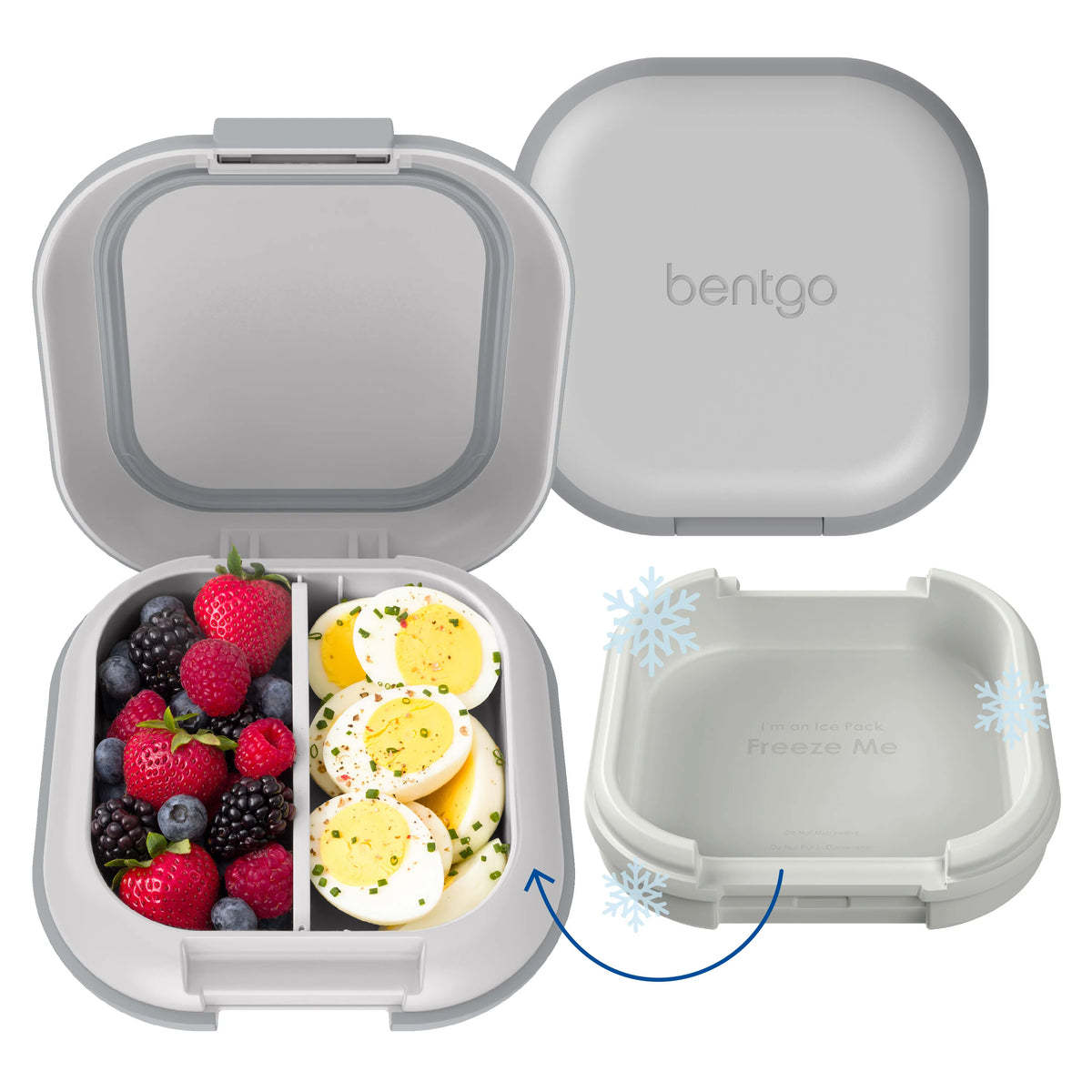 (Pre-Order) Bentgo Chill Mini Lunch Box Crisp Grays