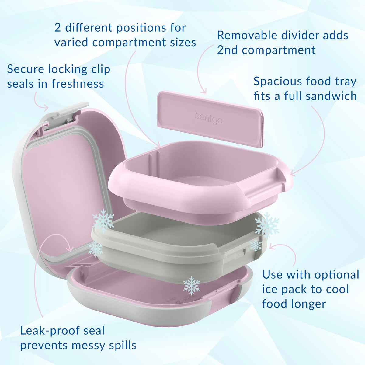 (Pre-Order) Bentgo Chill Mini Lunch Box Lilac Mist