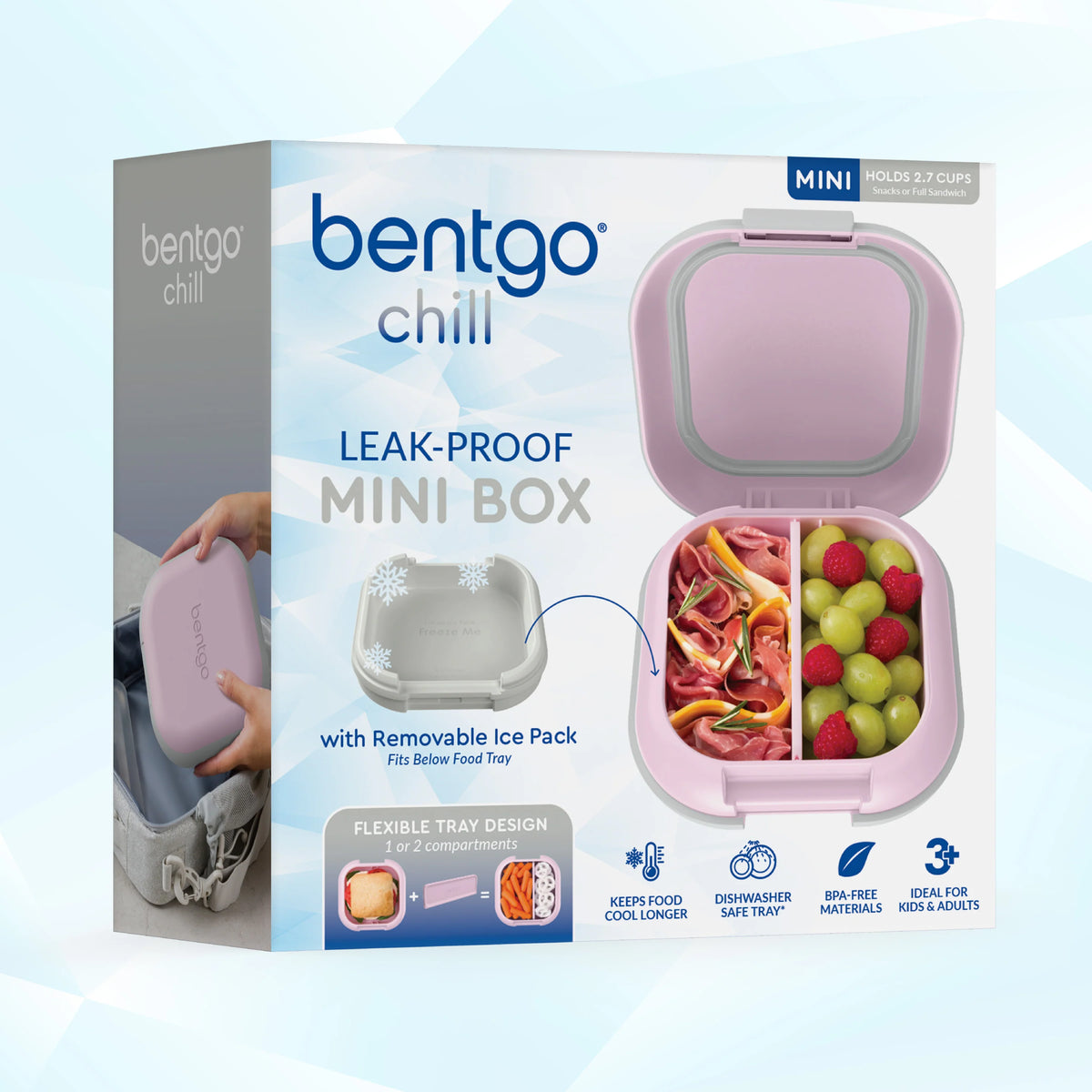 (Pre-Order) Bentgo Chill Mini Lunch Box Lilac Mist