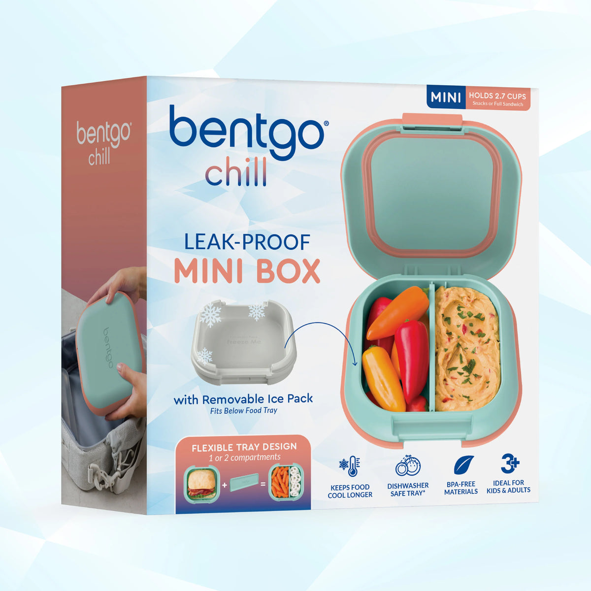 (Pre-Order) Bentgo Chill Mini Lunch Box Seaside Papaya