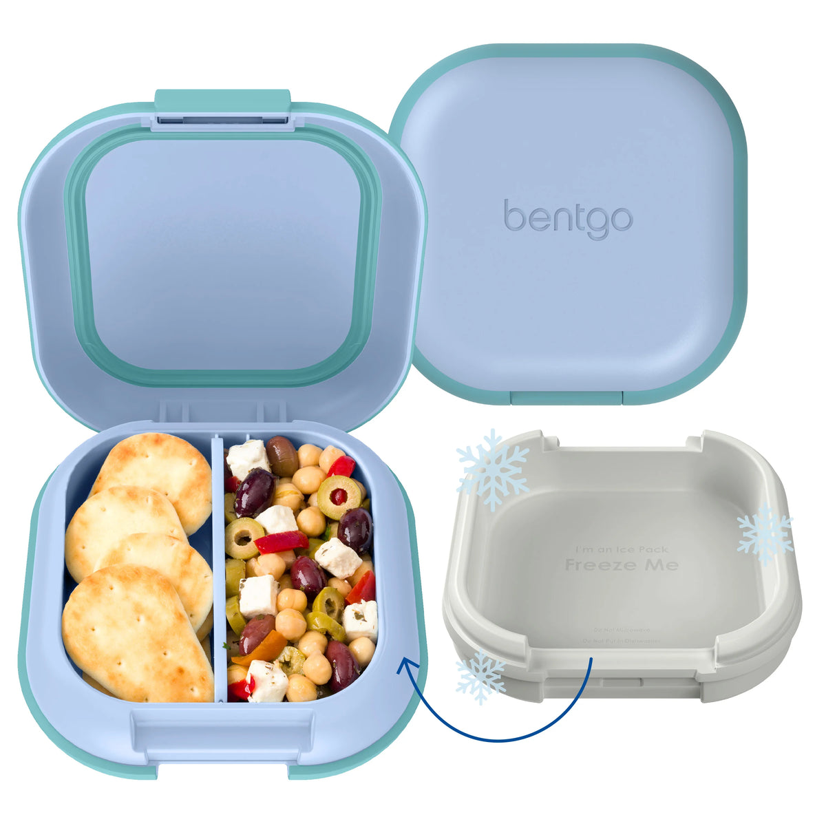 (Pre-Order) Bentgo Chill Mini Lunch Box Tide Blues