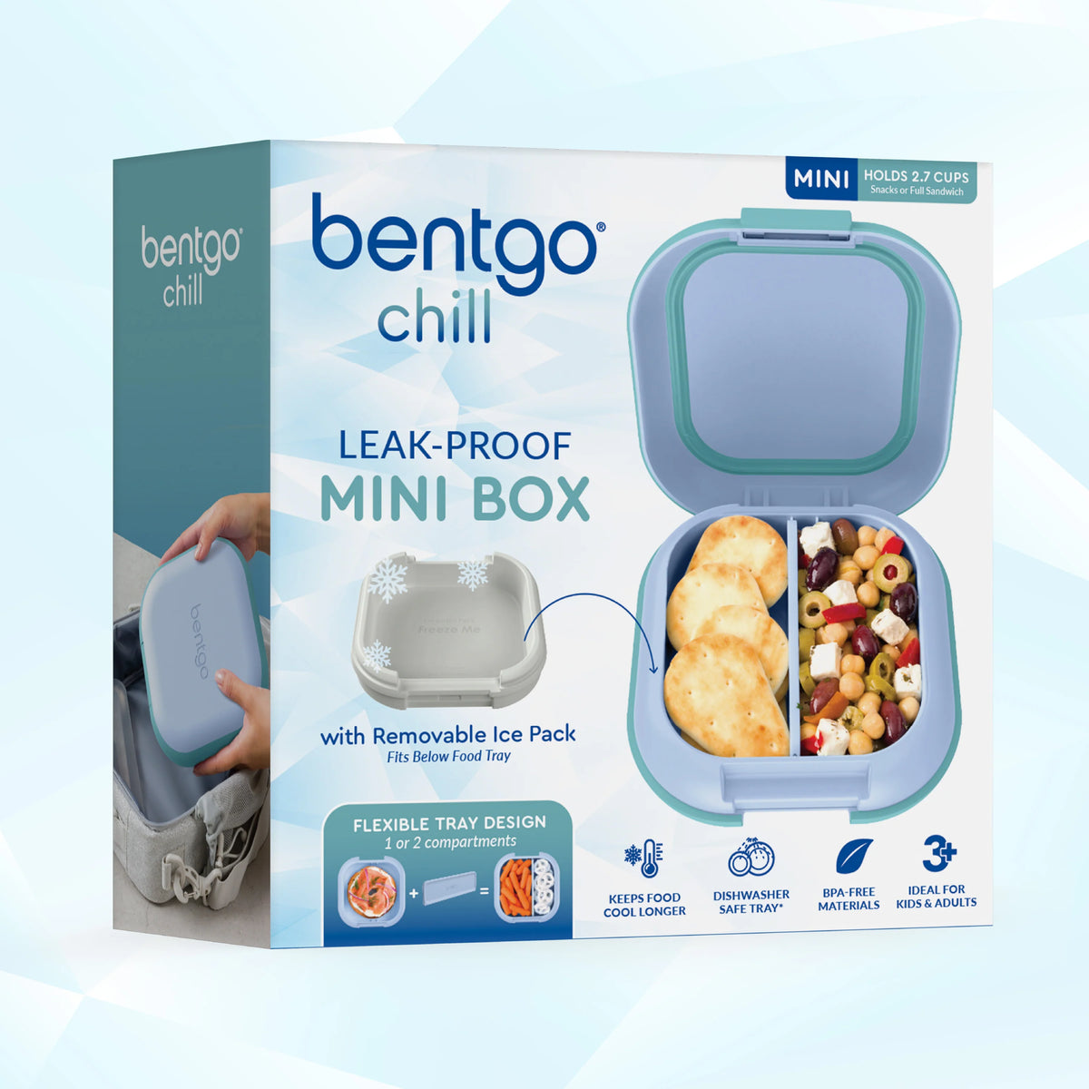 (Pre-Order) Bentgo Chill Mini Lunch Box Tide Blues