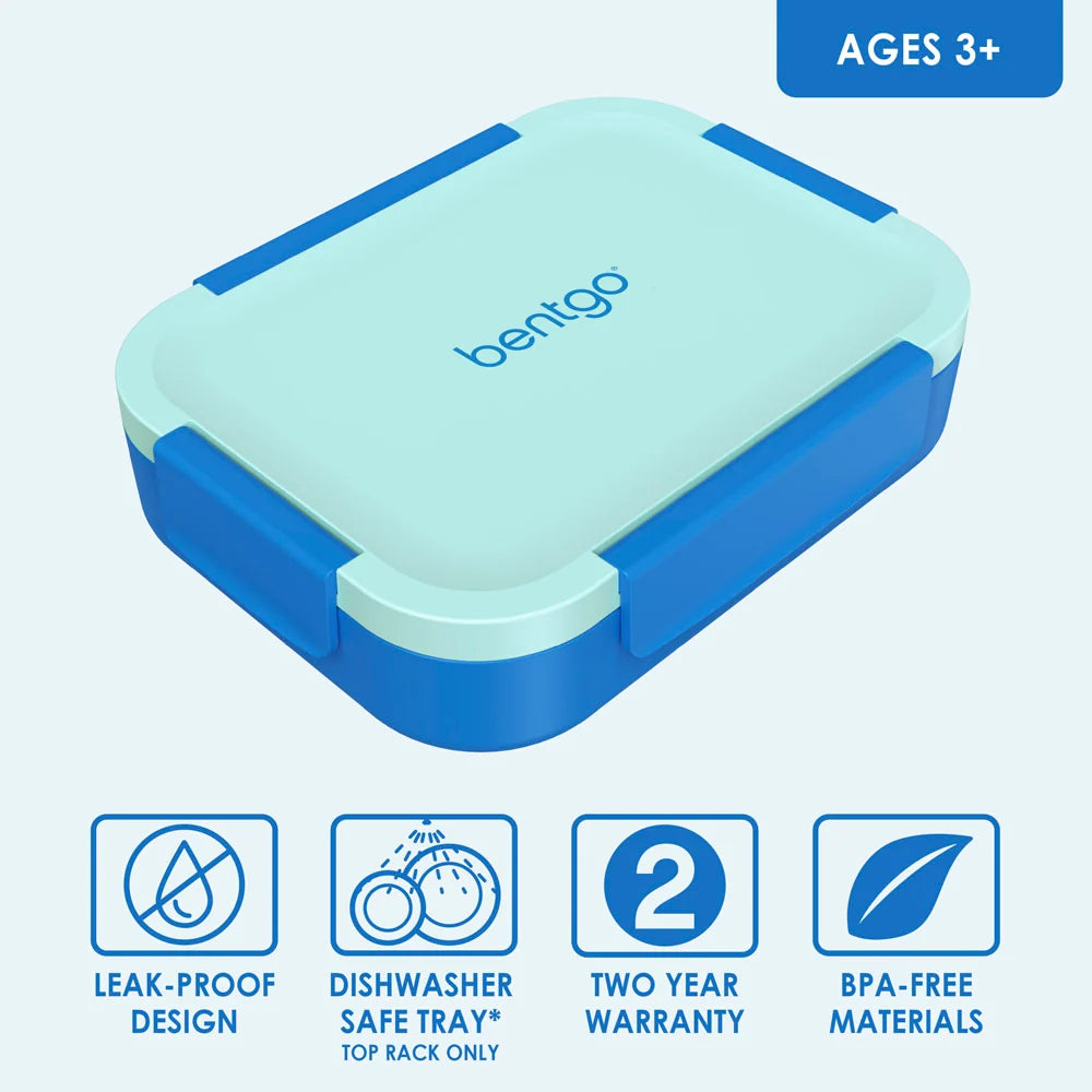 (Pre-Order) Bentgo Kids Snap & Go Lunch Box Blue