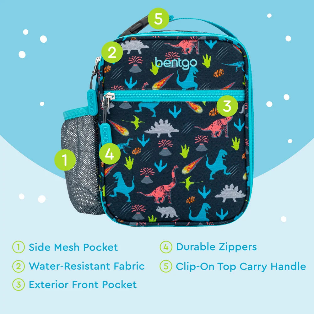 (Pre-Order) Bentgo Kids Insulated Lunch Tote Dinosaur