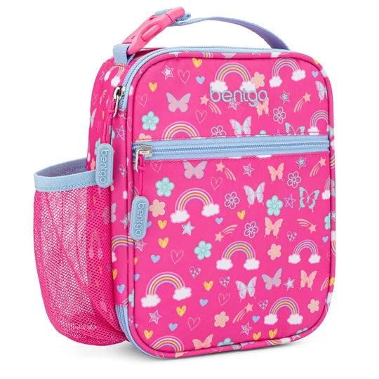 (Pre-Order) Bentgo Kids Insulated Lunch Tote Rainbows and Butterflies