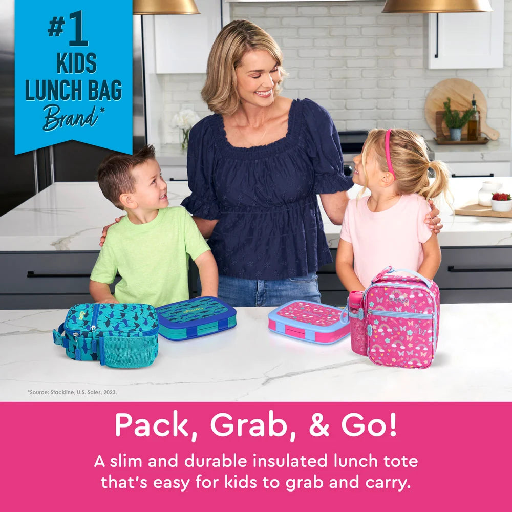 (Pre-Order) Bentgo Kids Insulated Lunch Tote Rainbows and Butterflies