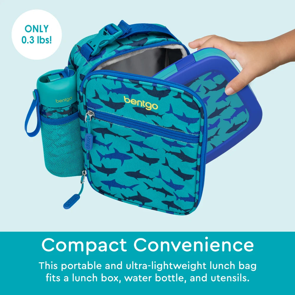 (Pre-Order) Bentgo Kids Insulated Lunch Tote Sharks