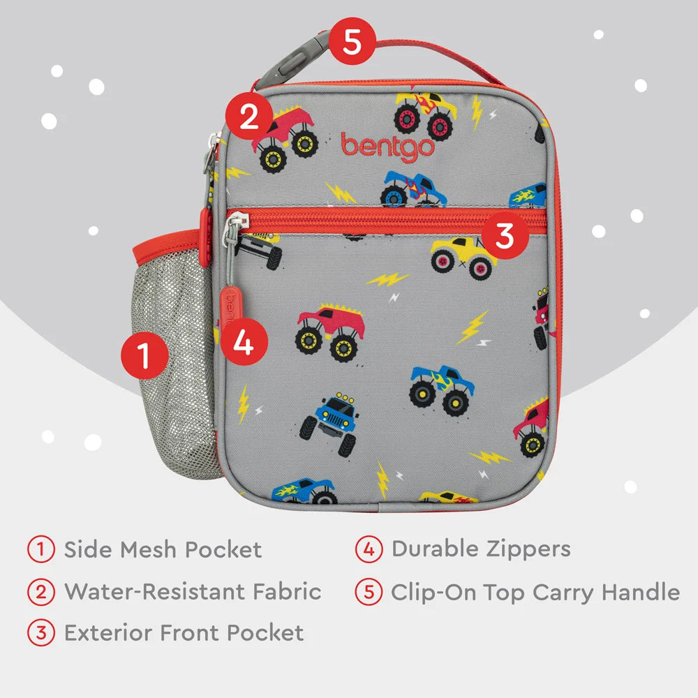 (Pre-Order) Bentgo Kids Insulated Lunch Tote Trucks