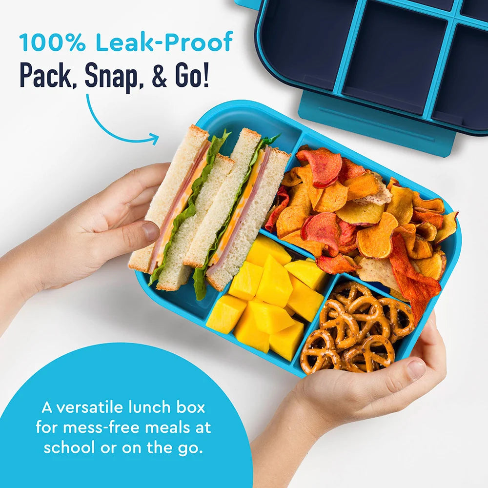(Pre-Order) Bentgo Kids Snap & Go Lunch Box Abyss Blue Speckle Confetti