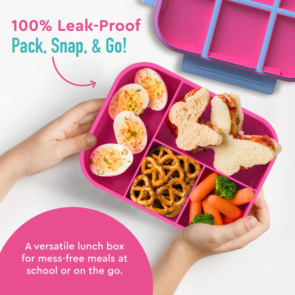 (Pre-Order) Bentgo Kids Snap & Go Lunch Box Rainbows and Butterflies