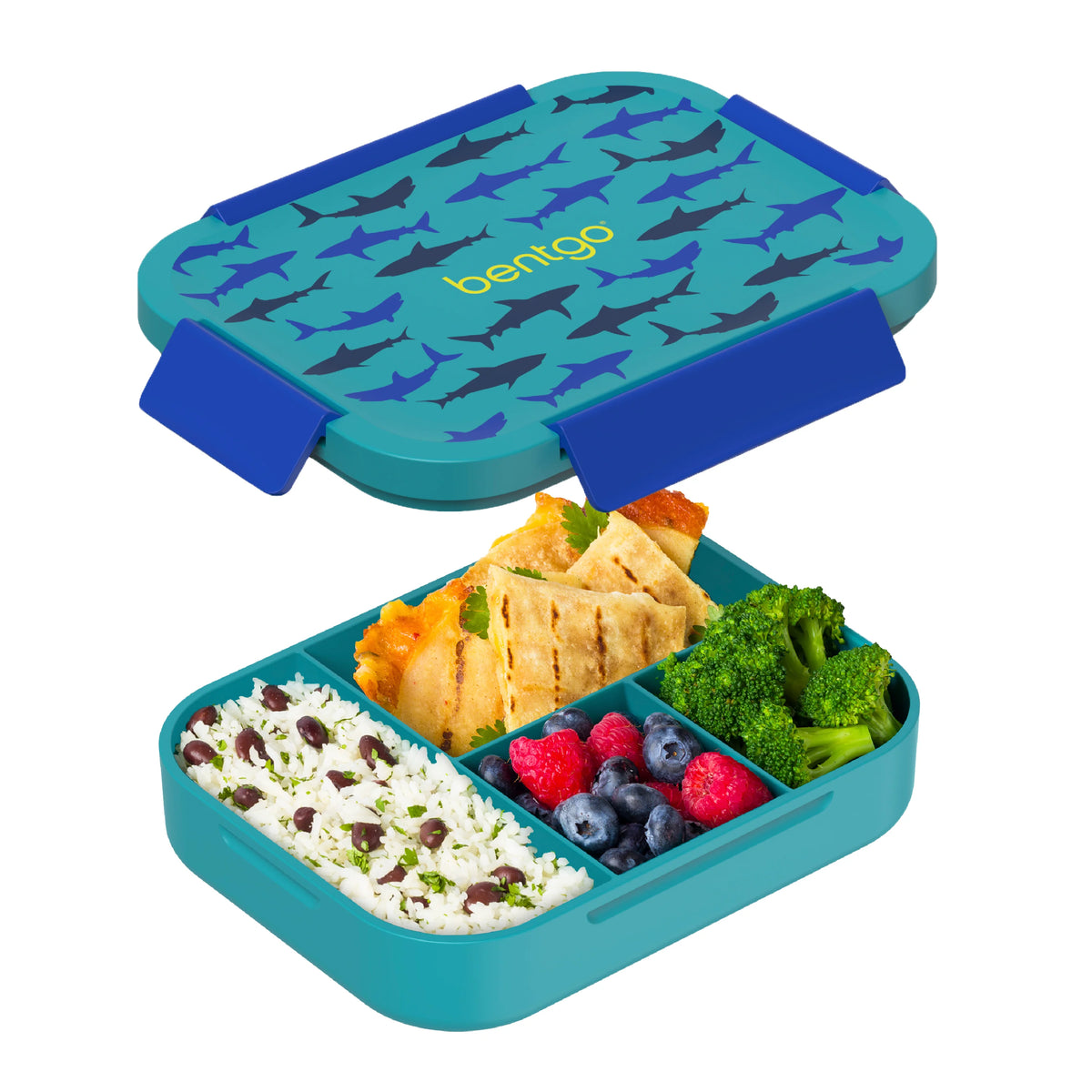 (Pre-Order) Bentgo Kids Snap & Go Lunch Box Sharks