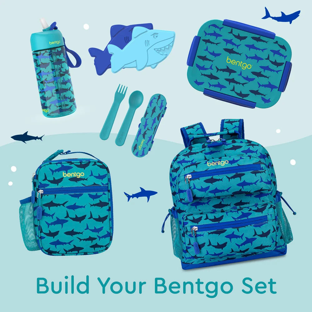 (Pre-Order) Bentgo Kids Snap & Go Lunch Box Sharks