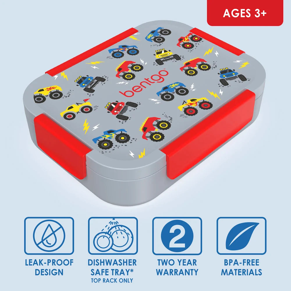 (Pre-Order) Bentgo Kids Snap & Go Lunch Box Trucks