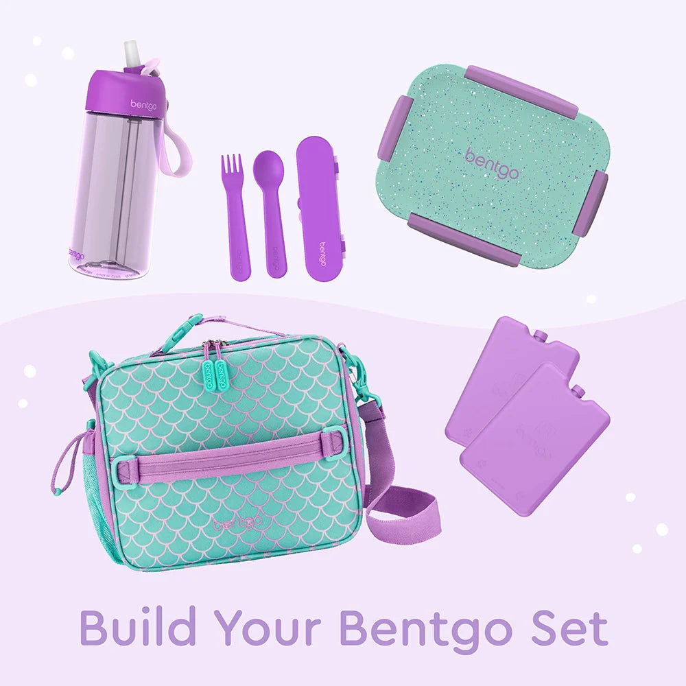 (Pre-Order) Bentgo Kids Snap & Go Lunch Box Vivid Orchid Speckle