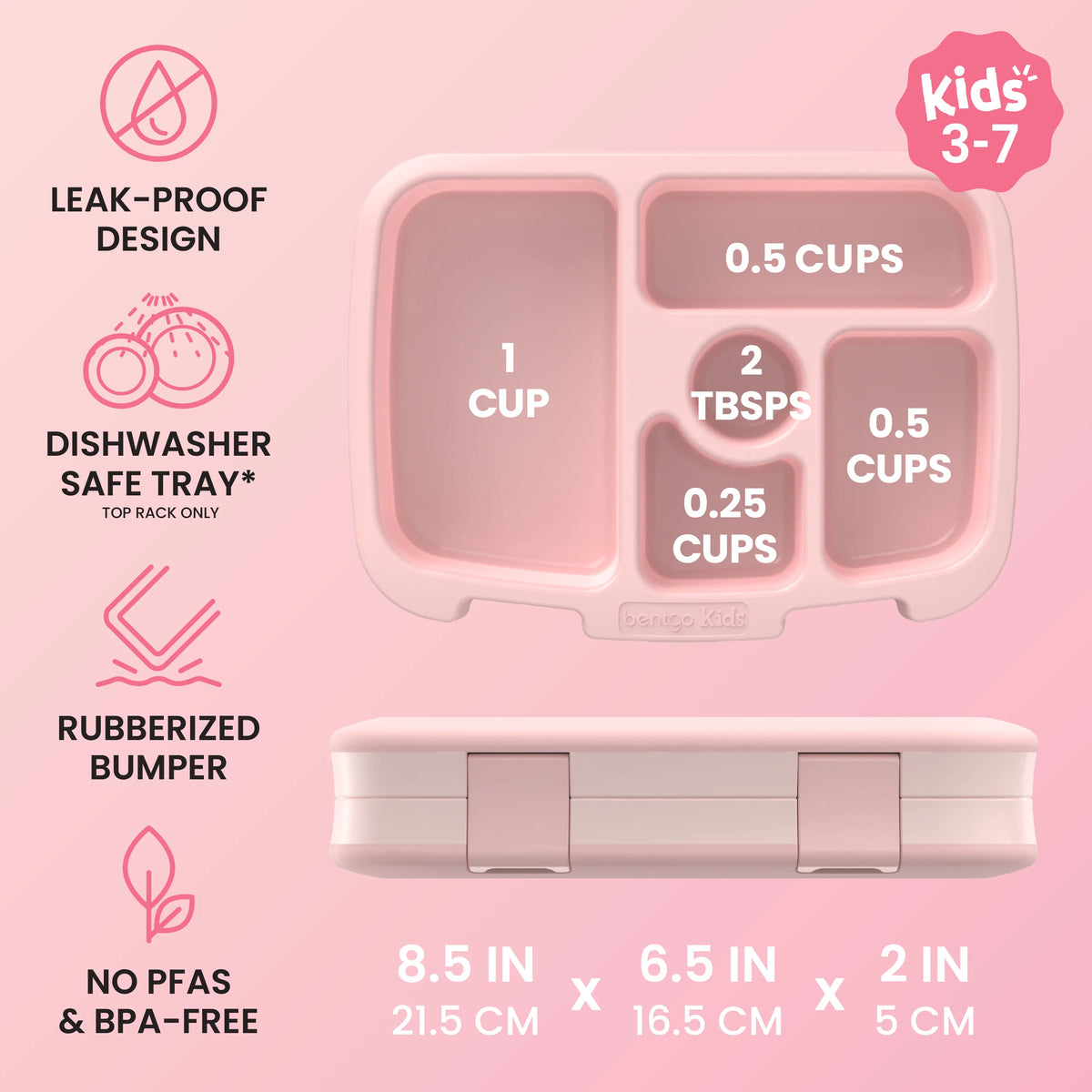 (Pre-Order) Bentgo Kids Prints Lunch Box Ballet and Bows