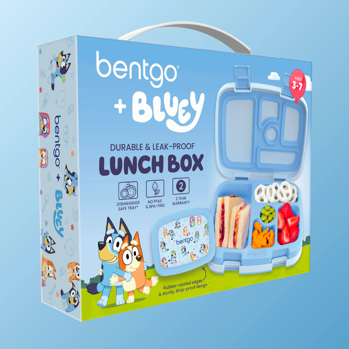 (Pre-Order) Bentgo + Bluey Kids Prints Lunch Box Blue
