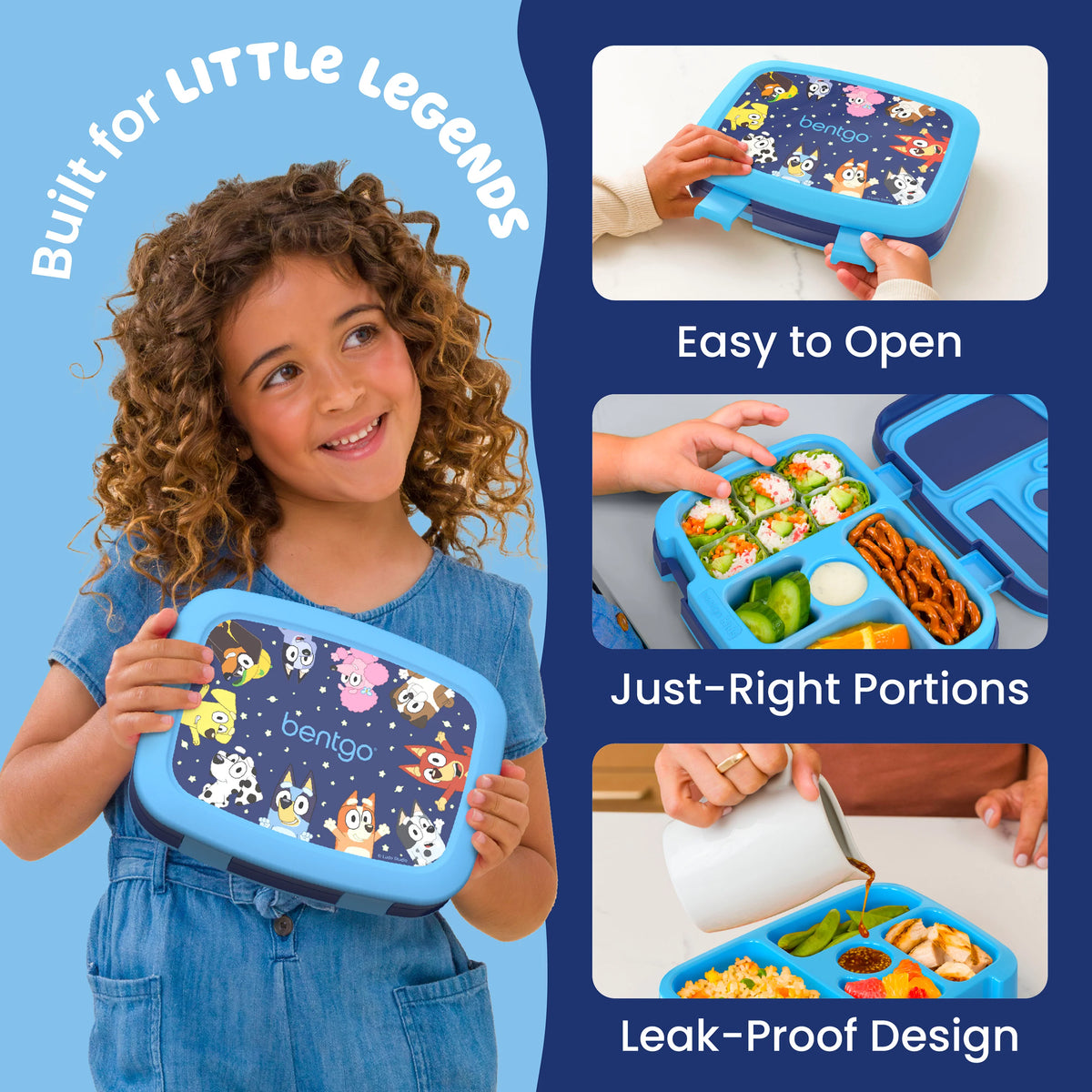 (Pre-Order) Bentgo + Bluey Kids Prints Lunch Box Navy