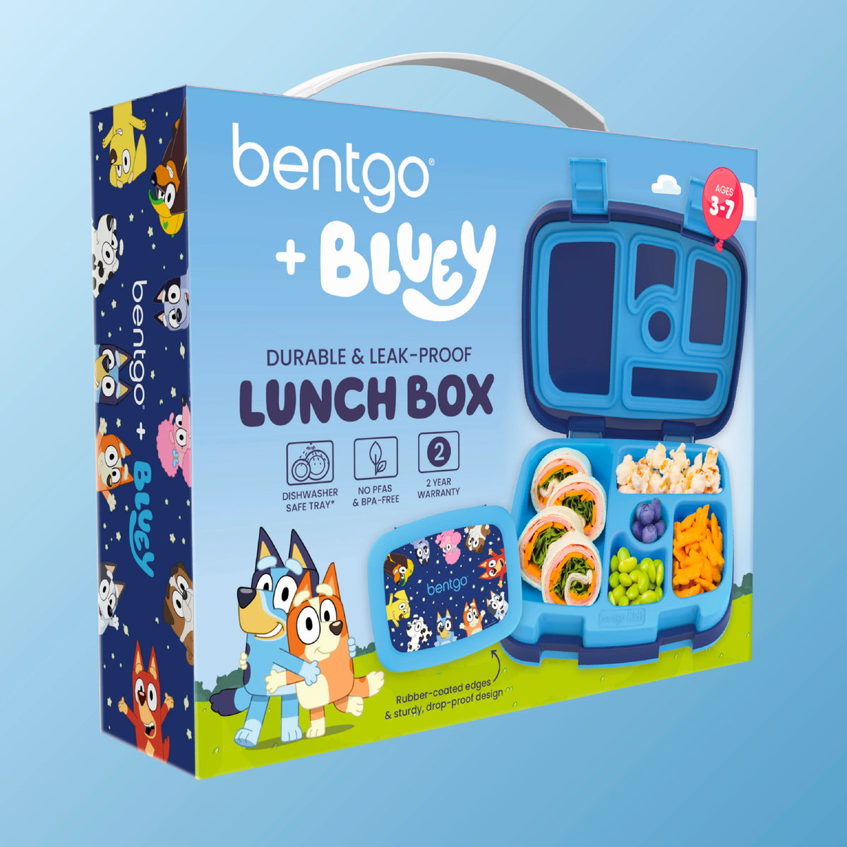 (Pre-Order) Bentgo + Bluey Kids Prints Lunch Box Navy