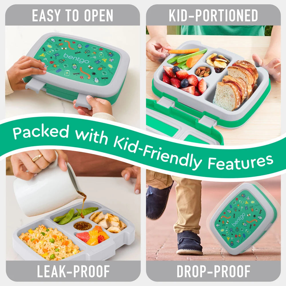 (Pre-Order) Bentgo Kids Prints Lunch Box Bug Buddies